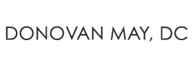 The Donovan May, DC website header logo